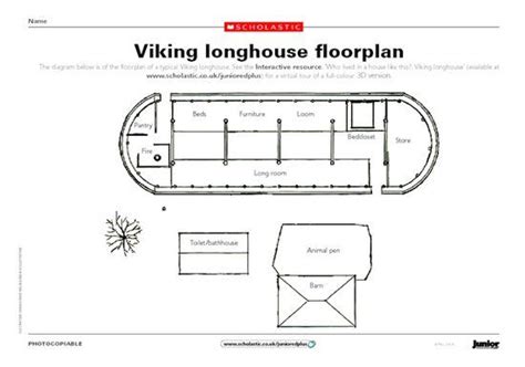 Modern Viking Longhouse Floor Plan - floorplans.click