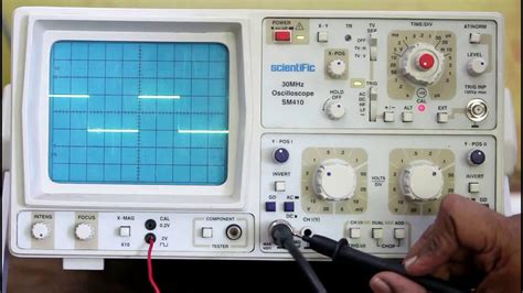 Usage of Cathode Ray Oscilloscope - YouTube