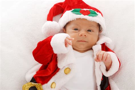 Relaxed Santa Baby Free Stock Photo - Public Domain Pictures