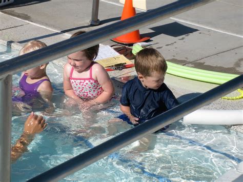 Sarah, Christopher, Jared & Carlin: PreSchool Level 1 Swim Lessons