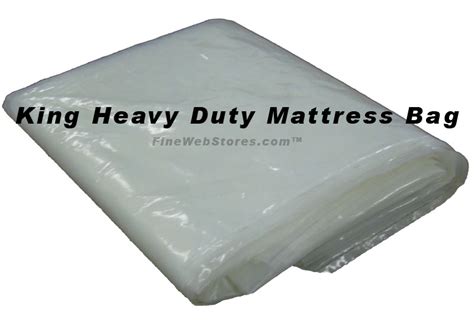 King or Queen Size Extra Heavy Duty Plastic Mattress Bag