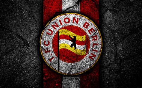 Download wallpapers Union Berlin FC, 4k, grunge, logo, Bundesliga 2 ...