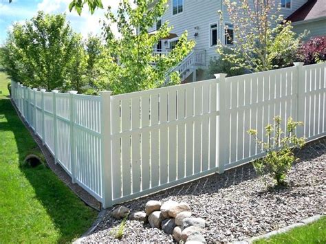 White Vinyl Fence Panels Guidance - Home Ideas Utility Collective ...