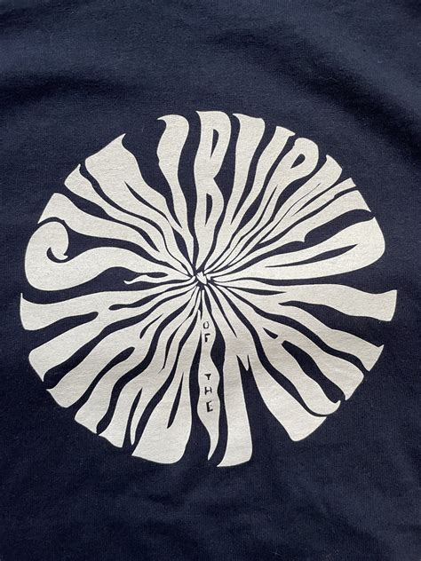 NAVY BLUE TSHIRT - CIRCLE LOGO - BY JOSHUA BURKETT | Sunburned Hand of the Man