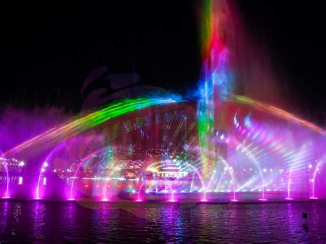Music Water Fountain with Night Light Show - China Fountain and Music Fountain