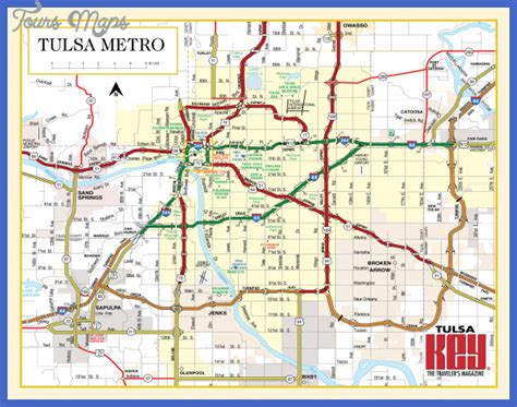 Tulsa Metro Map - ToursMaps.com