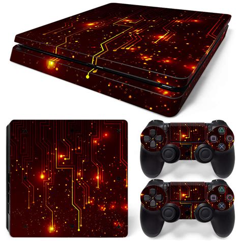 CPU / Red - PS4 Slim Console Skins | PS4 Slim Console Skins | Consoleskins