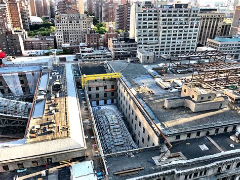 PHOTOS: See Moynihan Train Hall's massive skylight being installed | 6sqft