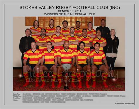 Albee Photography: Stokes Valley Rugby Club - Senior 1st - 2011