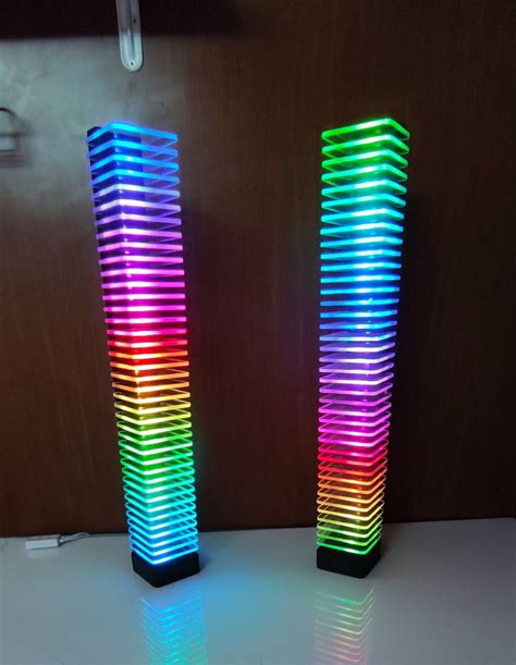 Minimalist RGB Led Desk Lamp Living Room Accessories Argb - Etsy