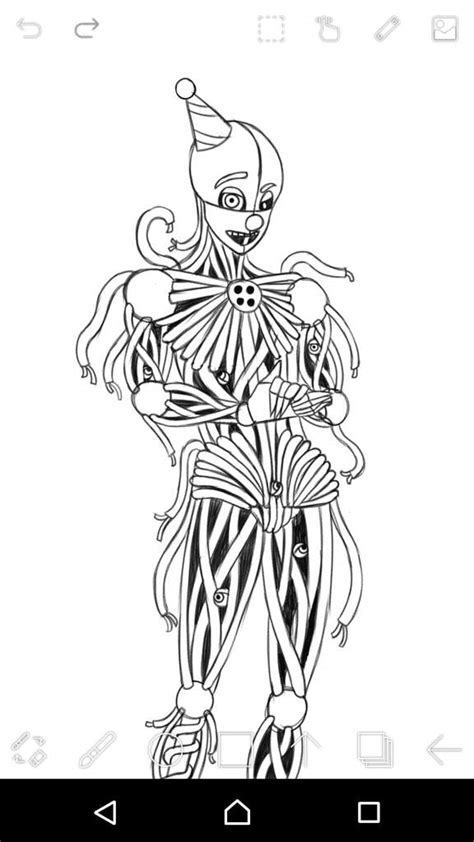 Fnaf Ennard Coloring Pages 724 x 1024 jpeg 96