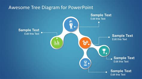 Awesome Tree Diagram Template for PowerPoint - SlideModel