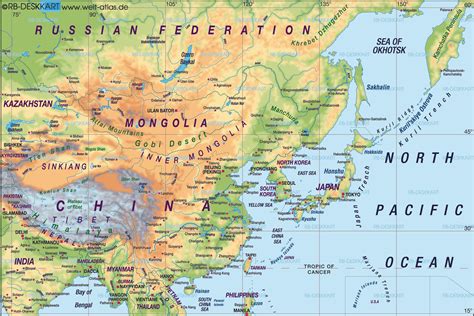 Central Asia Map - TravelsFinders.Com