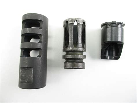 ASSORTED FLASH HIDER MUZZLE ATTACHMENTS