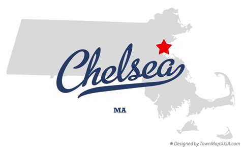 Map of Chelsea, MA, Massachusetts