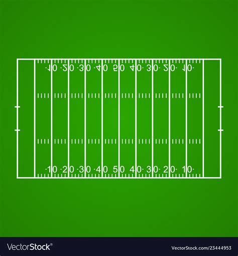 American football field Royalty Free Vector Image