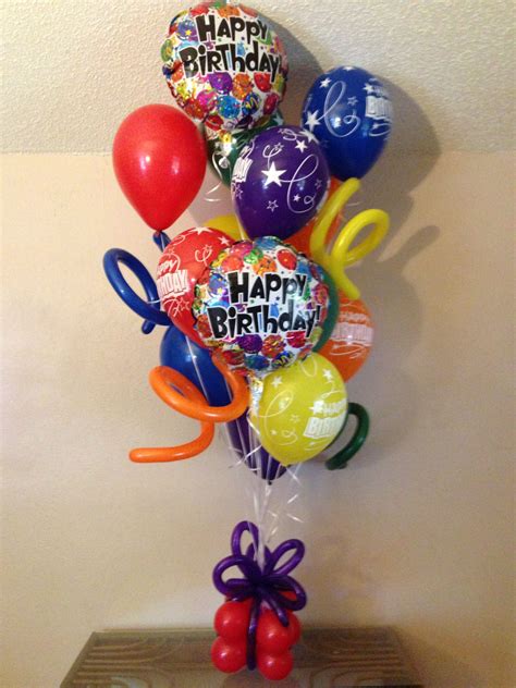 Purple Birthday Balloon Bouquet