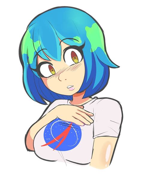 Earth Chan Thicc Fan Art