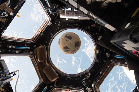 31 Years After Disaster, Challenger Soccer Ball Finally Gets To Orbit - Universe Today