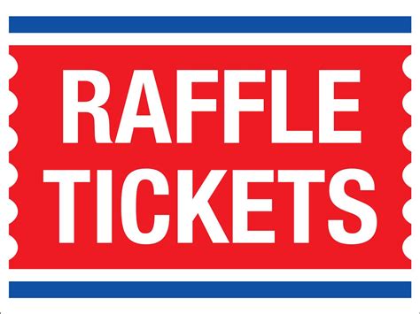 Raffle Tickets Sign – New Signs