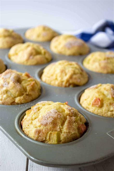 Rhubarb Muffins - Beyond The Chicken Coop