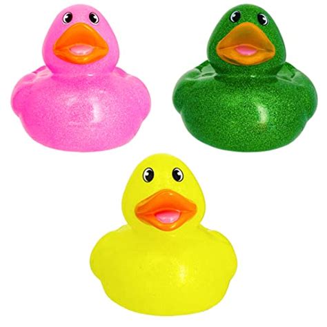 Giant Glitter Rubber Duck Toy with Sound Assortment Duckies for Kids ...