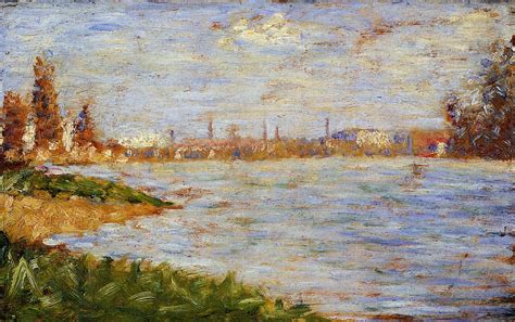 The Riverbanks - Georges Seurat - WikiArt.org - encyclopedia of visual arts