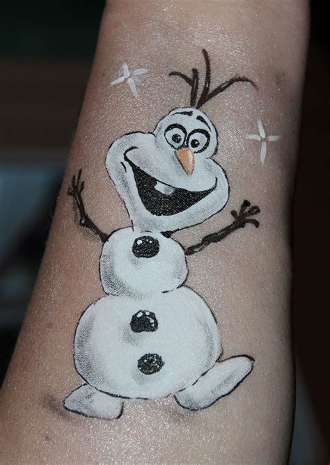 Painted Olaf from Frozen | S Tattoo