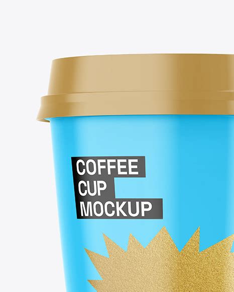 Glossy Coffee Cup Mockup - Free Download Images High Quality PNG, JPG