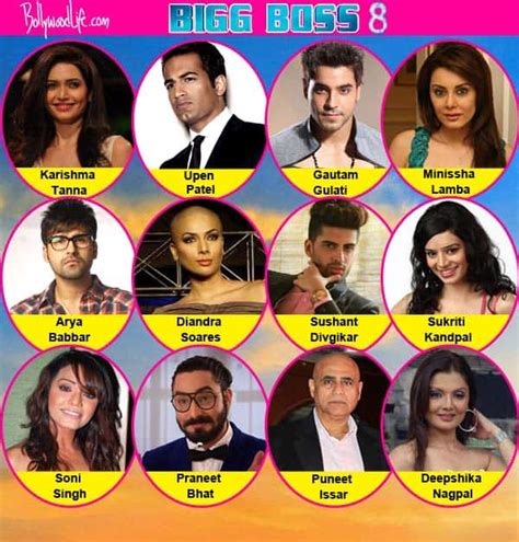 Bigg Boss 8 official contestant list: Sukriti Kandpal, Gautam Gulati ...