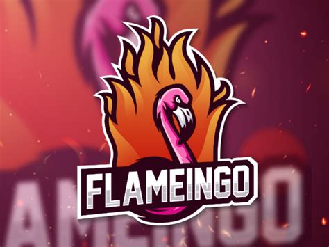 Flamingo mascot espot logo by norzone on Dribbble