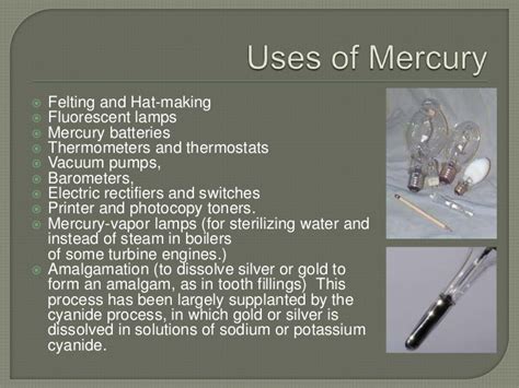 Mercury and heavy metal pollution