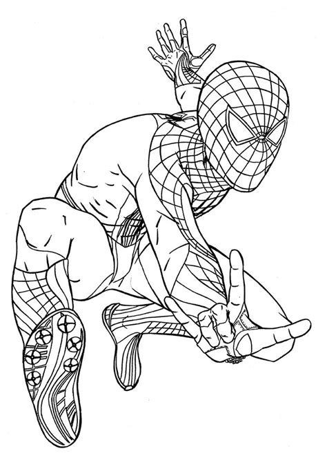 Free Printable Spiderman Coloring Pages For Kids