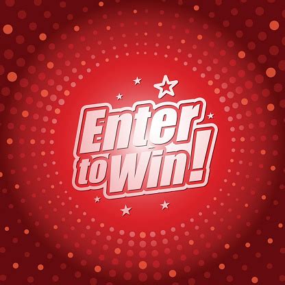 Enter To Win Banner Stock Illustration - Download Image Now - iStock