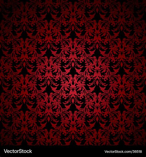 Red Damask Wallpaper