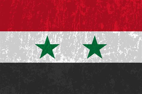 Syria flag, official colors and proportion. Vector illustration ...