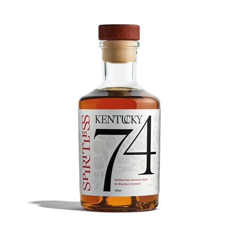 Non-Alcoholic Bourbon Whiskey | Kentucky 74 - 750ml | Spiritless