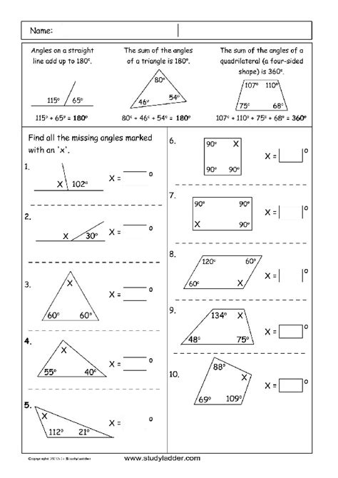 Angles Problem Solving, Mathematics skills online, interactive activity lessons