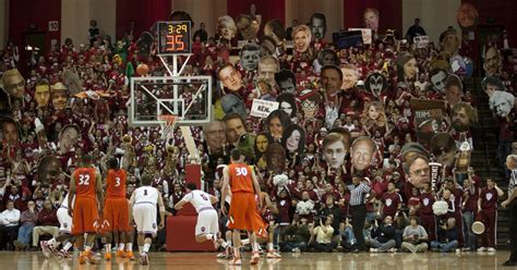 What's The Deal With The Big Cardboard Heads At The Indiana University Basketball Games?