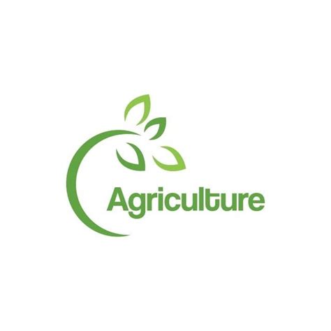 Green Agriculture Vector Design Images, Green Agriculture Logo Design Template Vector ...