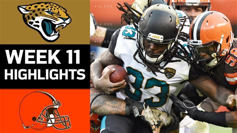 Jaguars vs. Browns | NFL Week 11 Game Highlights - YouTube