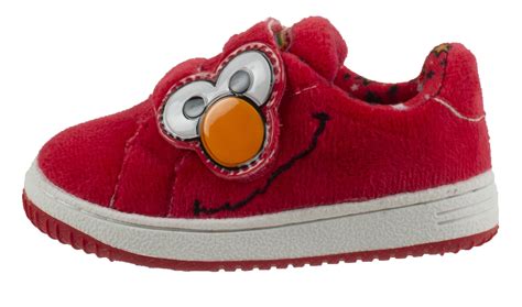 Sesame Street - Sesame Street Elmo Baby Toddler Shoes with Strap, Red, Toddler Size 7 - Walmart ...