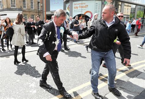 Nigel Farage milkshake video: Throwing milkshakes as a political statement makes a splash in ...