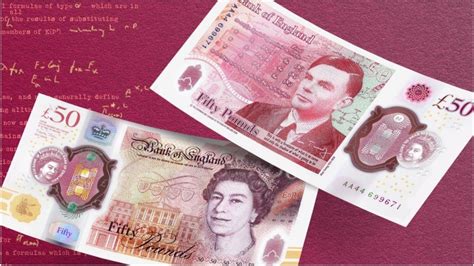 Bank of England reveals new Alan Turing £50 note design - Design Week