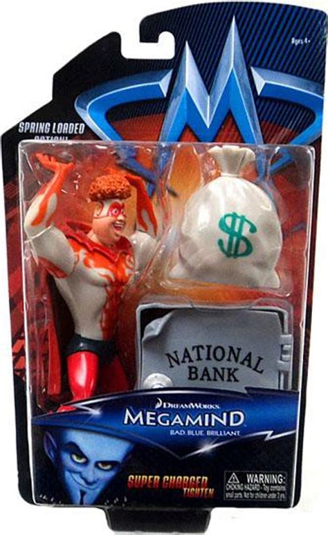 Megamind Tighten 6 Action Figure Super Charged Manley Toys - ToyWiz