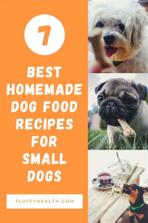 7 Best Homemade Dog Food Recipes For Small Dogs | Fluffyhealth