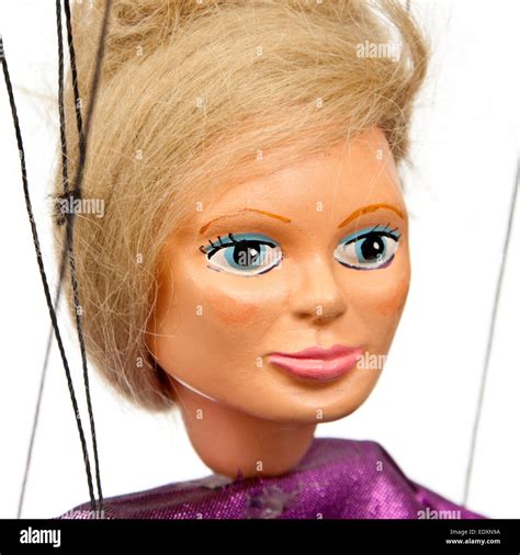 Vintage "Lady Penelope" puppet from the 1960's "Thunderbirds" supermarionation TV-series Stock ...