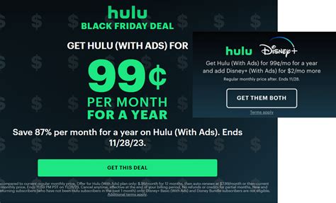 Hulu Streaming only 99 Cents Per Month for 12 Months. Can also add ...