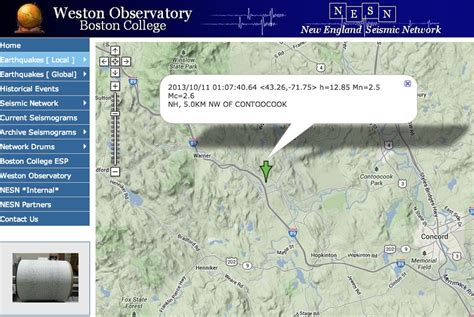 Earthquake Reported in Central New Hampshire | Concord, NH Patch