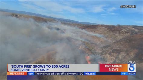 Evacuations ordered as wildfire erupts in Ventura County